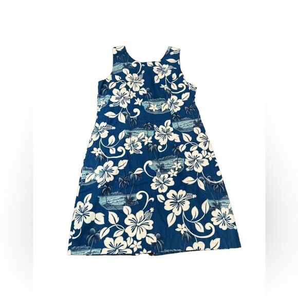 EUC Beautiful Shannon Marie Hawaiian Print cotton rate 16 Made in Hawaii Vintage - Picture 2 of 4